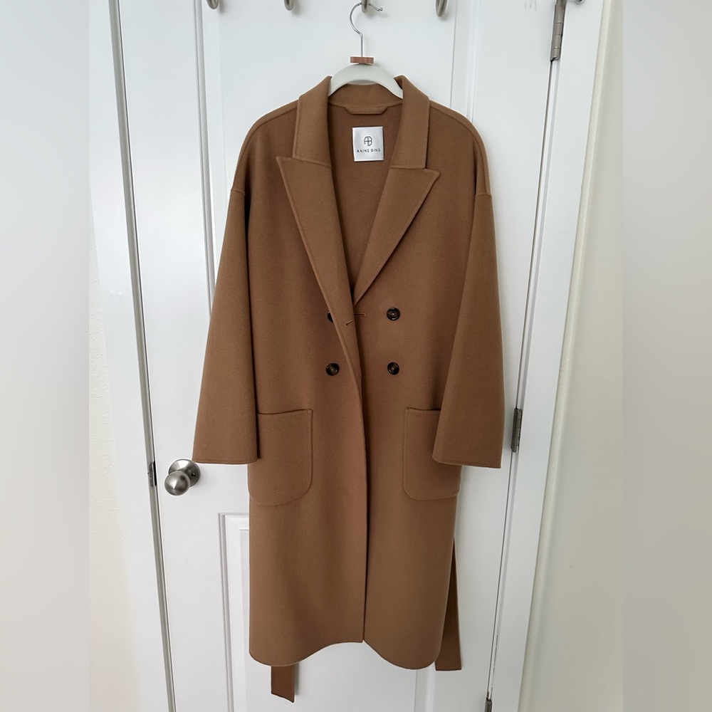 COPY - Anine Bing Dylan Coat in Camel 🤎 Size XS